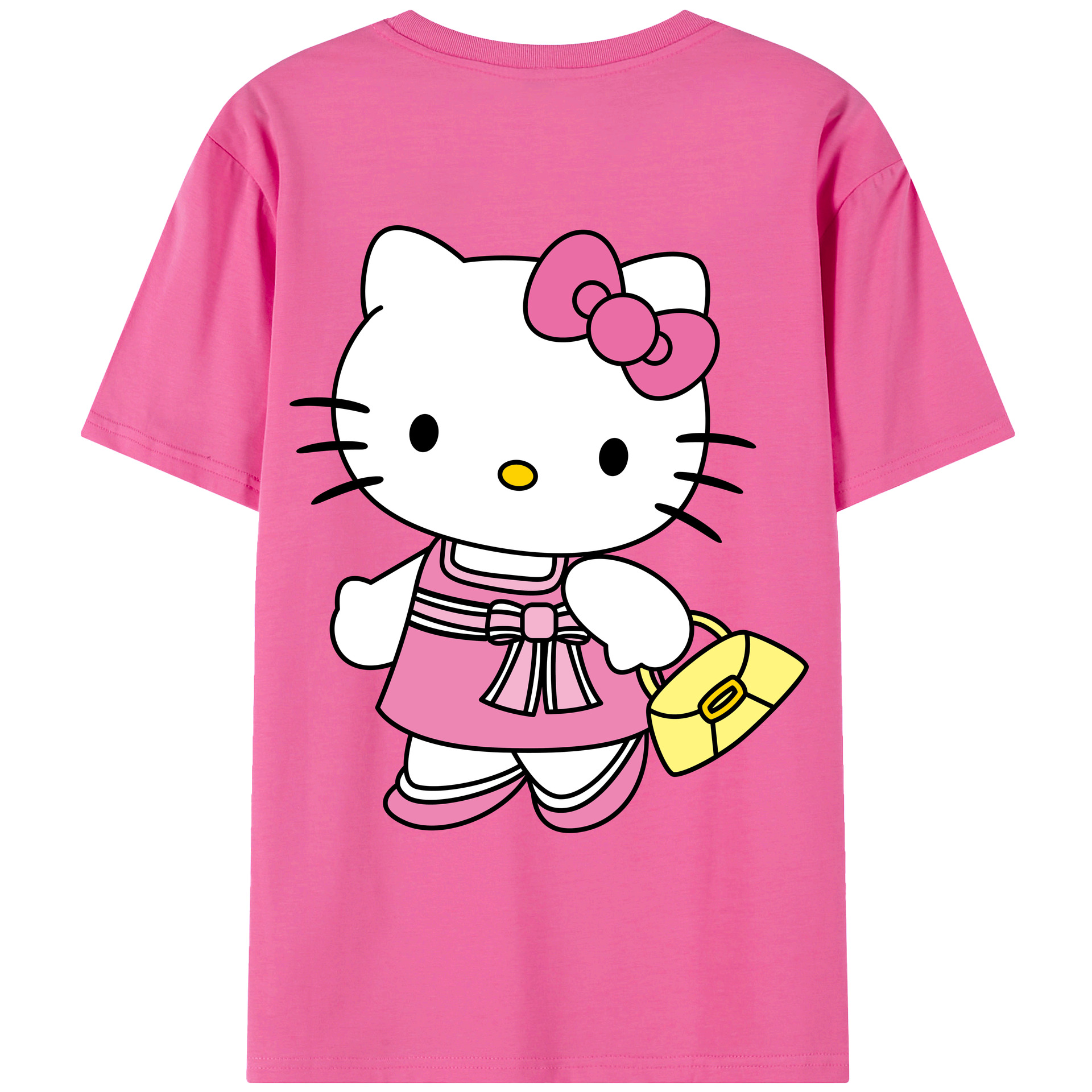 （画像用） Hello Kitty ハローキティ レディース半袖Tシャツ(バックプリント)